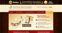 Desktop Screenshot of pianoencyclopedia.com